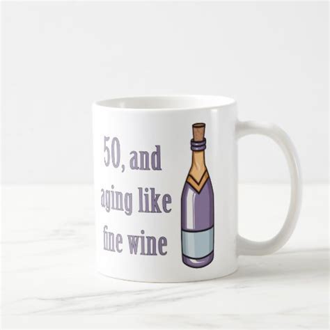 Funny 50th Birthday Gift Ideas Basic White Mug | Zazzle