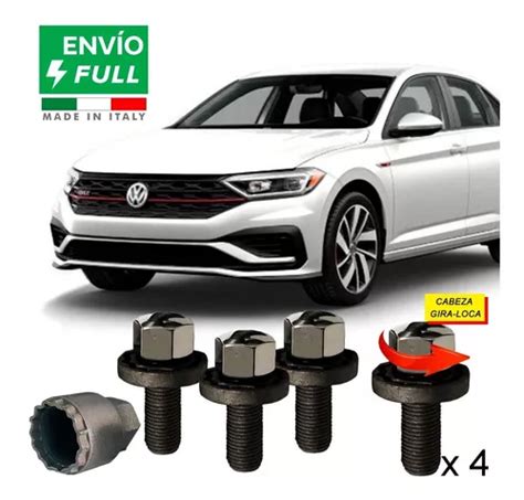 Set 4 Tuercas Seguridad Vw Jetta 2 Llaves Envio Full Meses sin interés