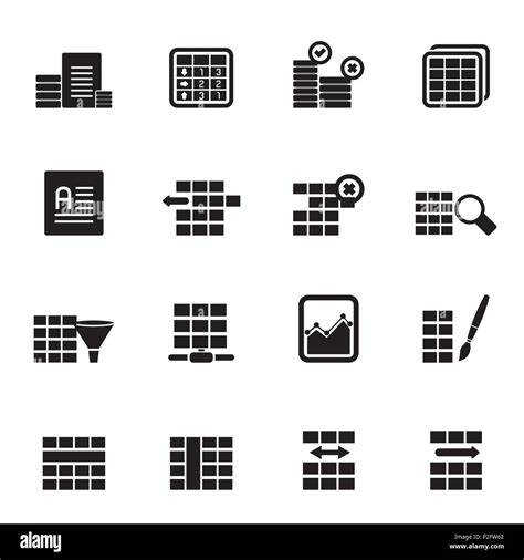 Database Table Icons