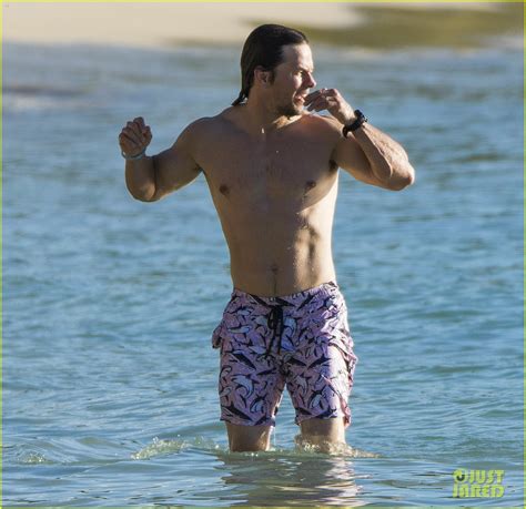 Mark Wahlberg Is Beyond Ripped Going Shirtless On The Beach Photo