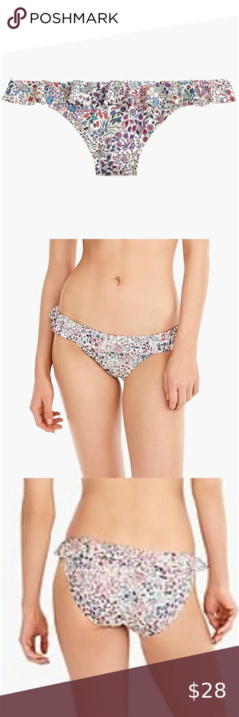 Ruffle Hipster Bikini Bottom In Libertyshepherdly Hipster Bikini