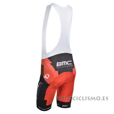 Maillot Bmc Rojo Tirantes Mangas Cortas