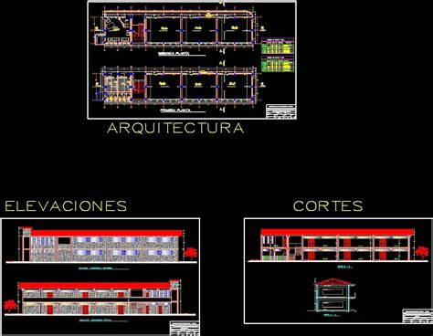 Classroom Architecture School Dwg Full Project For Autocad • Designs Cad