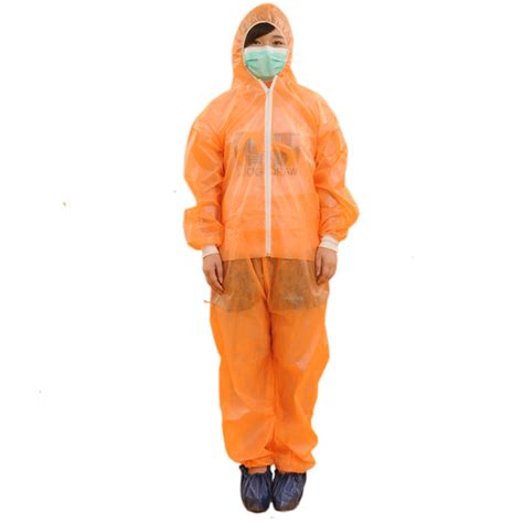 CE ISO Coveral SMS Orange Nursing Doctor Uniform Set For Hospital