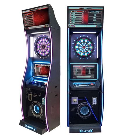 Coin Operated Indoor Sport Arcade Electronic Dart Game Machine With LED