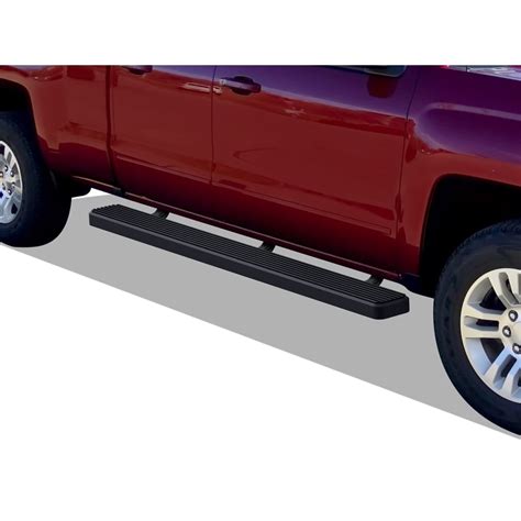 Aps Iboard Running Boards 6 Inches Matte Black Custom Fit 2007 2018 Chevy Silverado Sierra