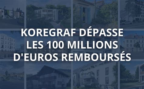 Koregraf dépasse la barre des 100 millions d euros remboursés