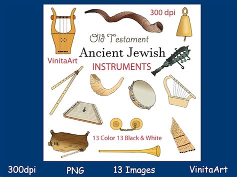 Ancient Jewish Instruments Old Testament Musical - Etsy