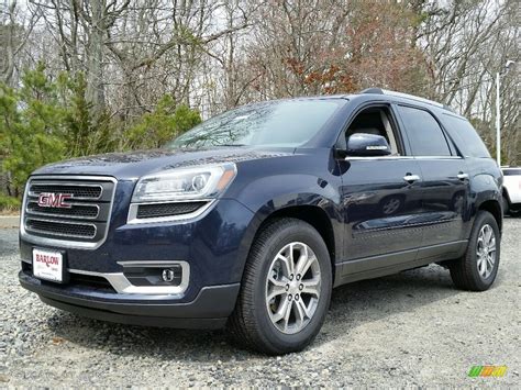 Dark Sapphire Blue Metallic 2016 Gmc Acadia Slt Awd Exterior Photo