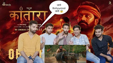 Kantara Official Trailer Hindi Reaction Rishab Shetty Sapthami G