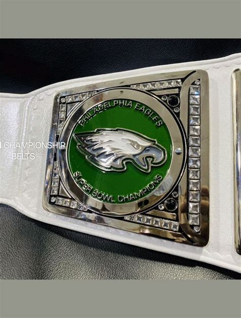 Philadelphia Eagles Custom Side Plates Wwe Championship Belt Wwe Championship Belts Fantasy