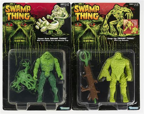 Hake S Swamp Thing Action Figure Lot Of Six Carded Action Figures