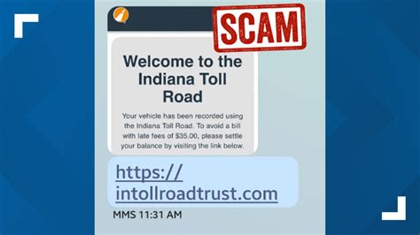 Indiana Toll Road Warning Users Of Text Message Scams