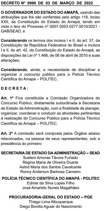 Concurso Politec Ap Resultado Definitivo Da Etapa Discursiva