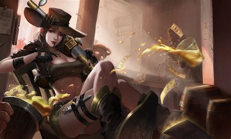 Safari Caitlyn Wallpapers Fan Arts League Of Legends Lol Stats