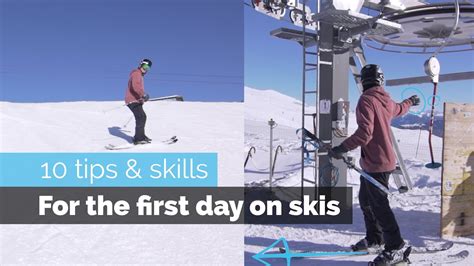 How To Ski 10 Beginner Skills For The First Day Skiing Youtube