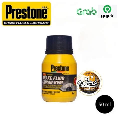 Jual Prestone Brake Fluid Cairan Minyak Rem Dot Ml Putih Bening