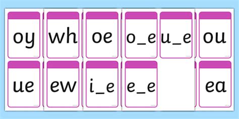 Phonics Grapheme Flashcards Phase 5 Resource Twinkl