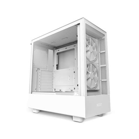 Nzxt H Elite Tempered Glass Atx Mid Tower Case White Cc H Ew