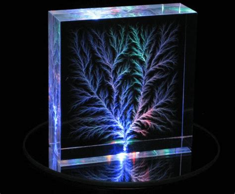 Captured Lightning Sculptures Sculptures Lichtenberg Figures Lichtenberg