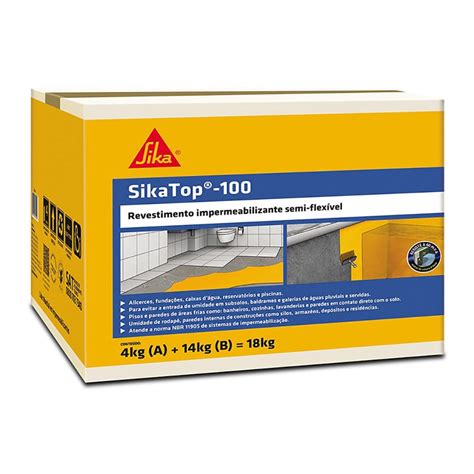 SIKA TOP 100 IMPERMEABILIZANTE SEMI FLEXÍVEL Siema