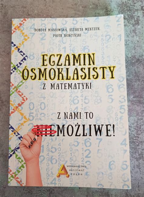 Egzamin ósmoklasisty z matematyki Aksjomat Szczecin Kup teraz na