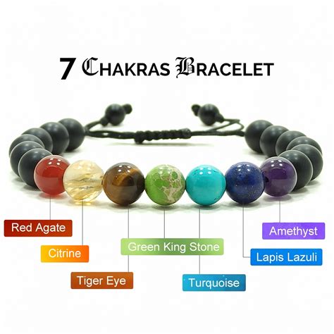 Chakra Bracelet Stone Healing Chakra Bracelet Energy Balance