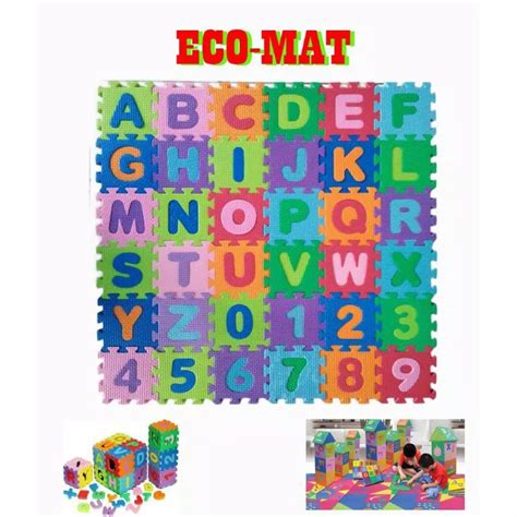 Jual Matras Eva Mart Alas Lantai Puzzle Abjad Angka Anak Shopee Indonesia