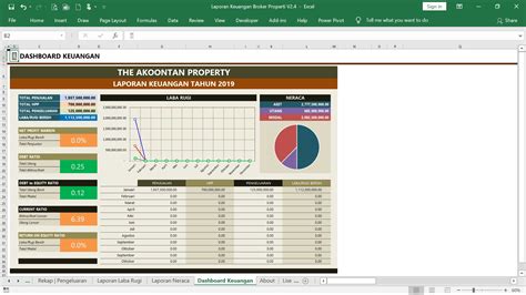 Ak Aw Xl Laporan Keuangan Broker Properti Akoontan