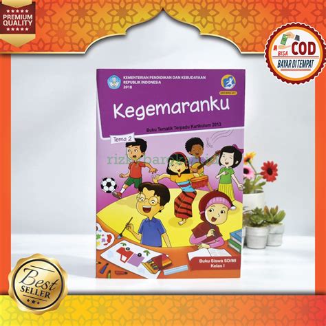 Jual Buku Siswa Kelas 1 Sd Mi Tema 2 Kegemaranku Semester 1 Tematik