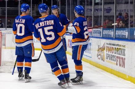 Bridgeport Islanders Forward Otto Koivula 12 Editorial Stock Photo