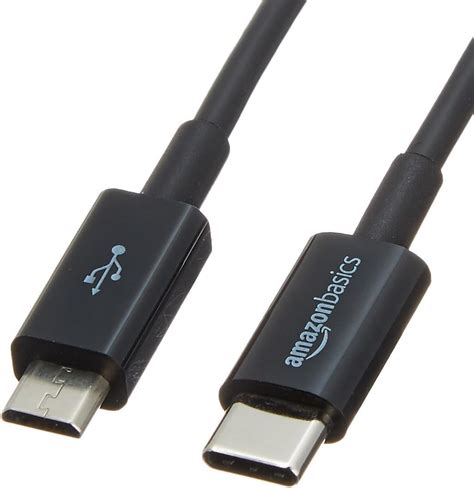 Amazon Basics Cable USB C A Micro USB 2 0 0 9 M Negro Amazon Es