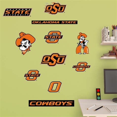 Oklahoma State Cowboys - Team Logo Assortment Wall Decal | Shop Fathead ...