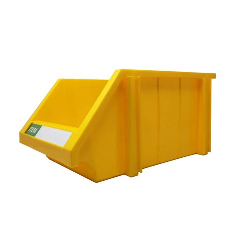 Caja Plastica Apilable Multifuncion Amarillo X X Mm Cimech D