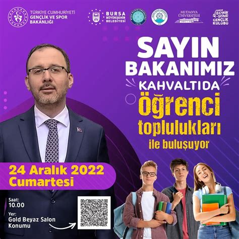 Say N Bakan M Z Renci Topluluklar Le Bulu Uyor