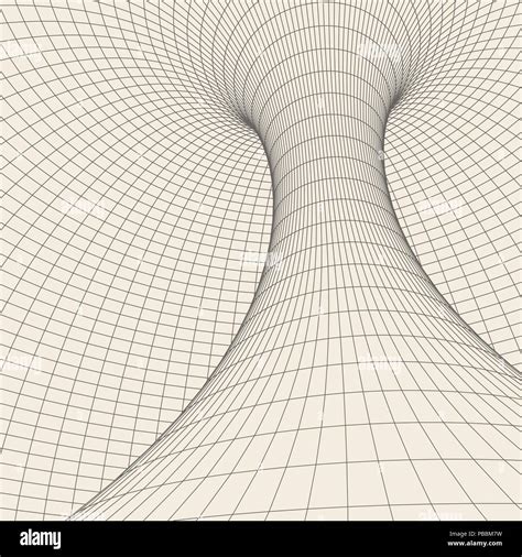 Wireframe mesh polygonal element. Torus with connected lines and dots ...
