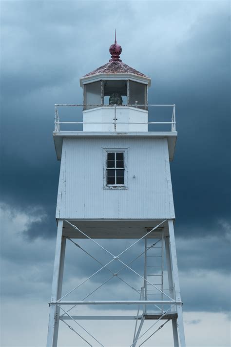 Lighthouse Harbor Of Refuge Grand Marais MI Jules Flickr