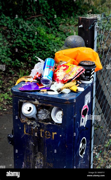 Overflowing Bin Hi Res Stock Photography And Images Alamy