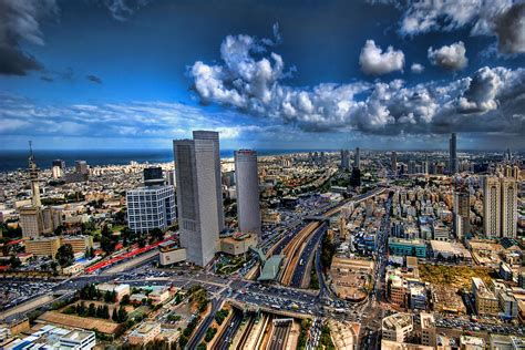 tel aviv center skyline photograph  ron shoshani pixels