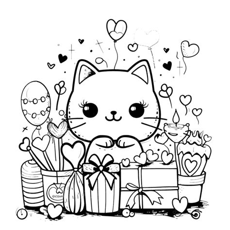 printable hello kitty coloring pages 4