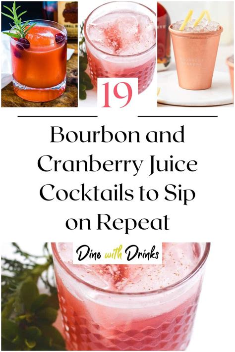 Bourbon And Cranberry Juice Cocktails