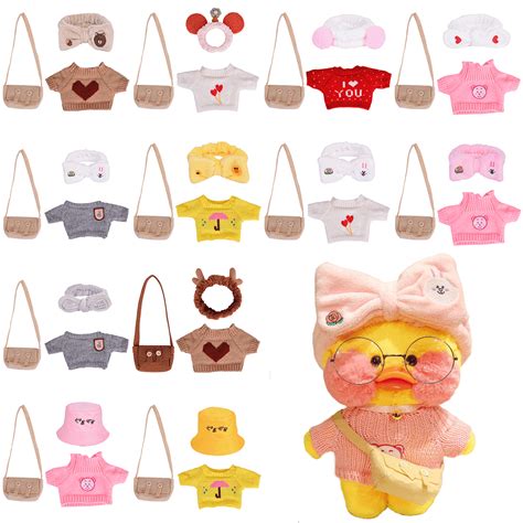 Cute Clothes For 30cm Lalafanfan Ducks Doll Accessories Lifan Cafe Duck