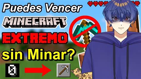 Vtuber Noob Reacciona A Puedes Vencer Minecraft Sin Minar En Extremo