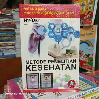 Jual BUKU ORI METODE PENELITIAN KESEHATAN Prof Dr SUGIYONO ORIGINAL