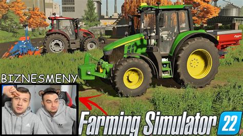 Farming Simulator Biznesmeny Rozrzucanie Nawozu Siew Pszenicy