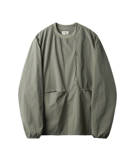 Musinsa Rough Side Camper Pullover Shirt Light Olive