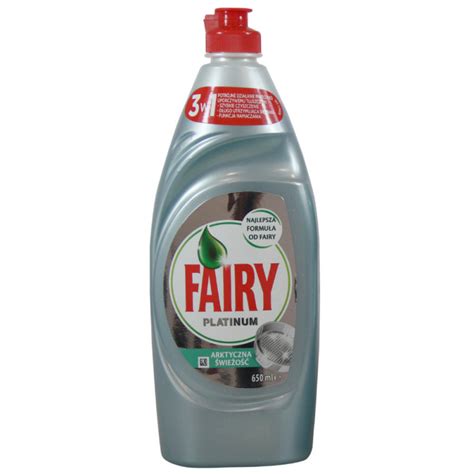 Fairy lavavajillas líquido 650 ml Platinum Frescor Ártico Tarraco