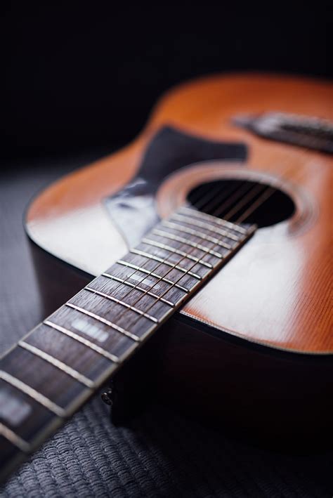 Acoustic Guitar Guitar Strings Fretboard Music Hd Phone Wallpaper