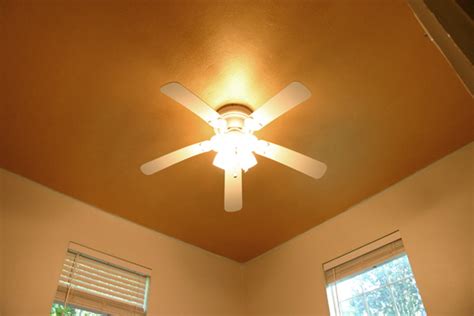 Metallic Gold Ceiling Paint Shelly Lighting