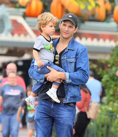 Ashton Kutcher and Mila Kunis Visit Disneyland With Their Kids